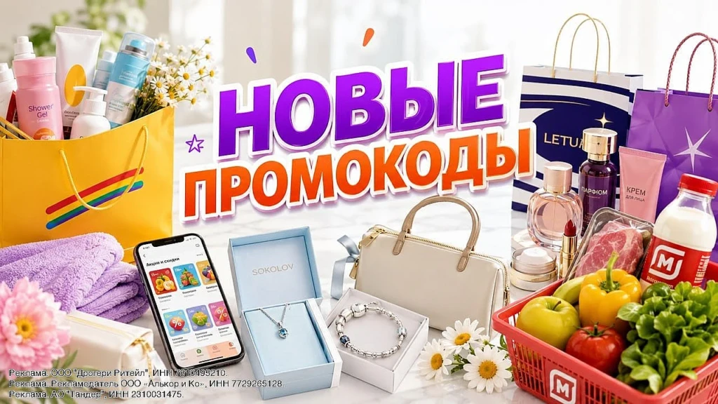 НОВЫЕ ПРОМОКОДЫ