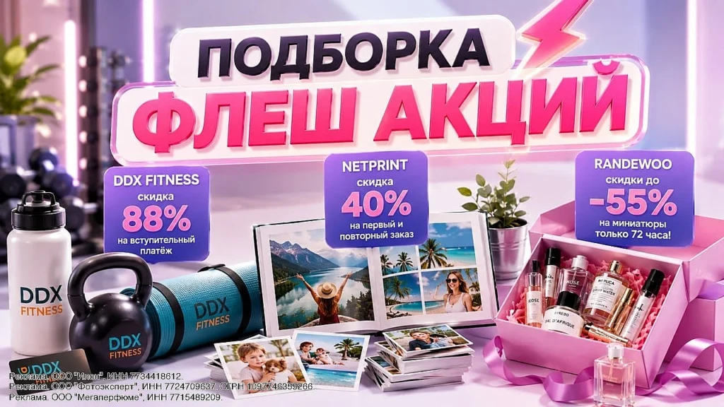 Подборка флеш акций